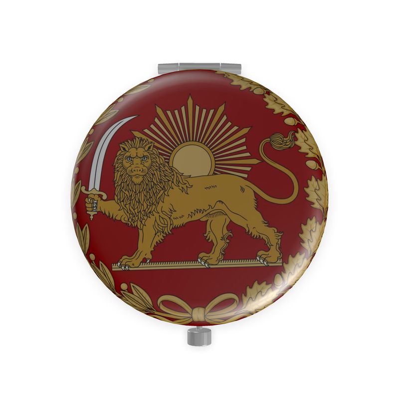 Lion&Sun Metal Compact Mirror