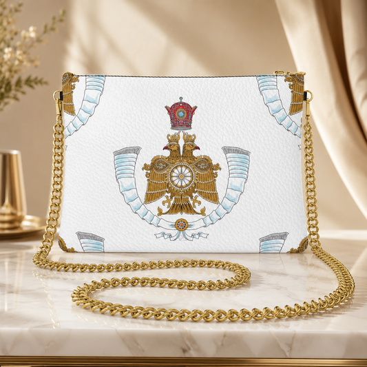 Shahzadeh Imperial Crossbody Bag With Chain – Handmade in London