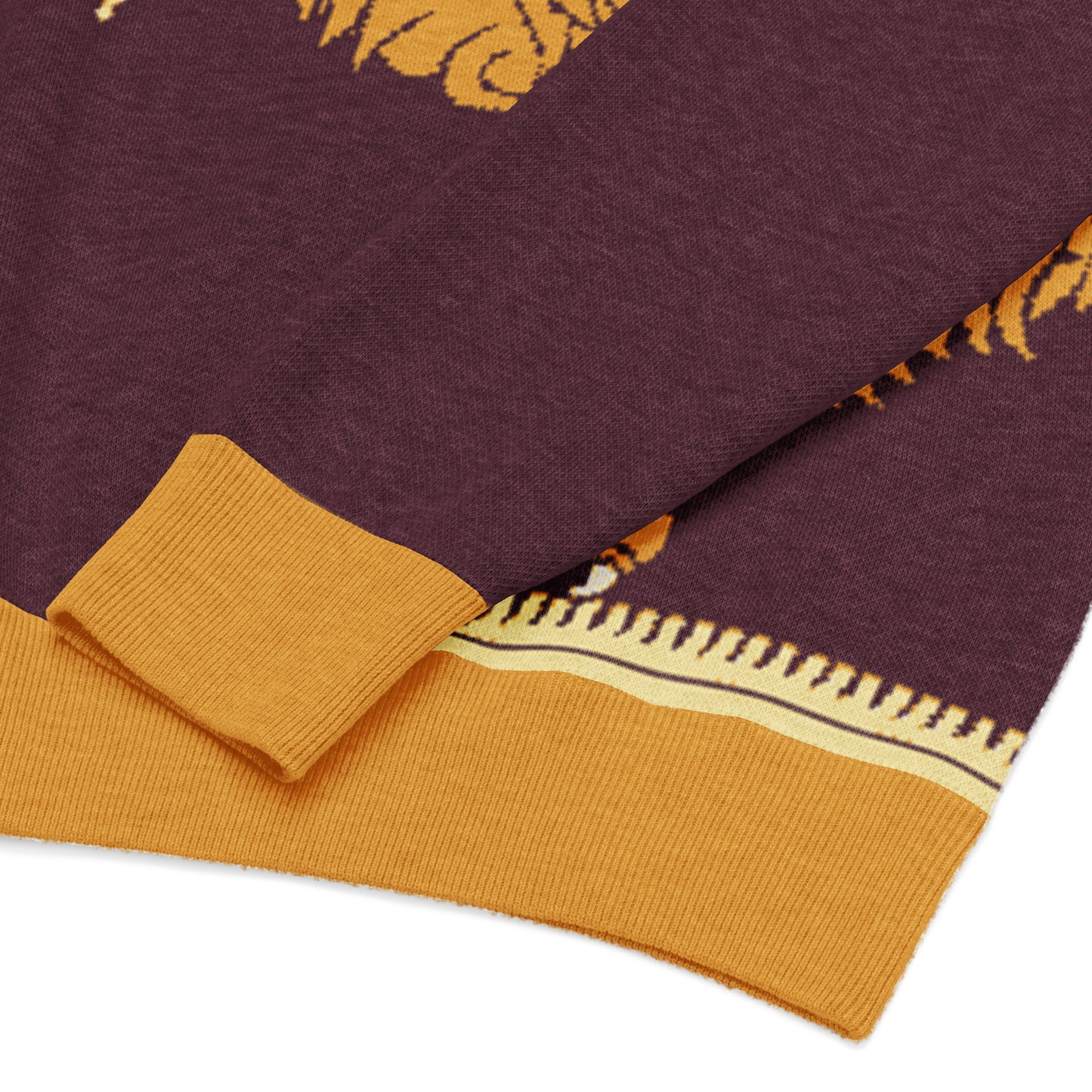 LION&SUN-IMPERIAL-Relaxed fit knitted crew neck sweater UNISEX