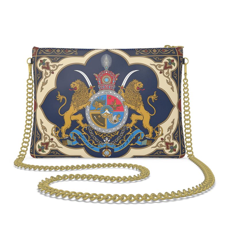 Royal Lion Chain Crossbody Bag – Handcrafted in London
