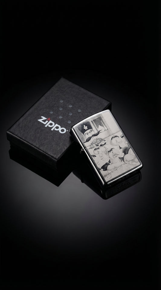 Funny Qajar Design iran Zippo