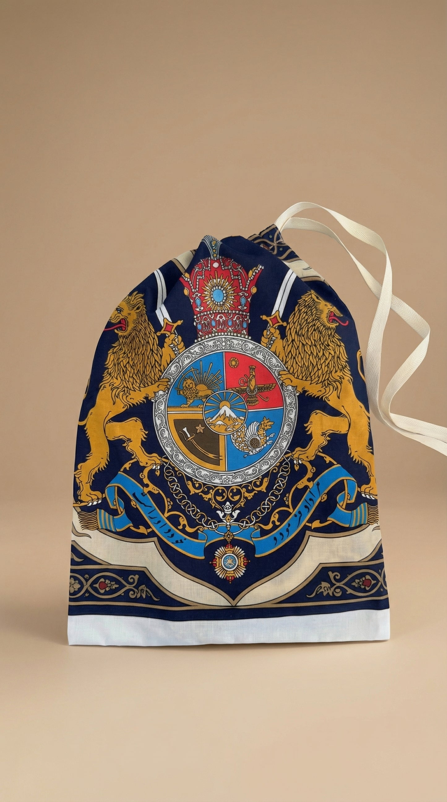 Royal Lion Chain Crossbody Bag – Handcrafted in London