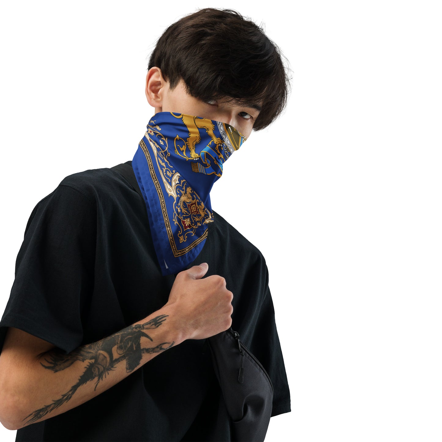 Shahanshahi-Blue-All-over print bandana