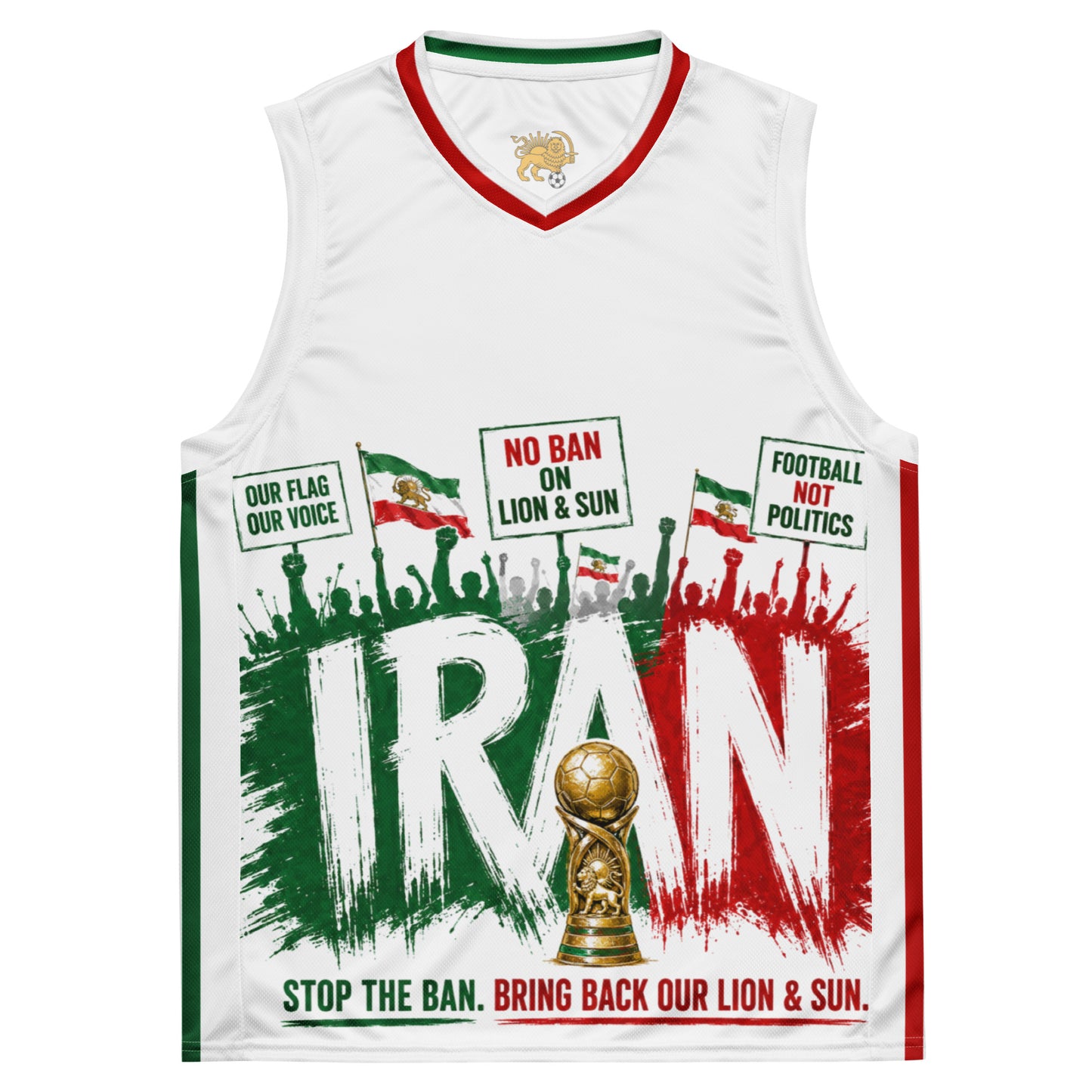 Worldcup2026-Recycled unisex basketball jersey