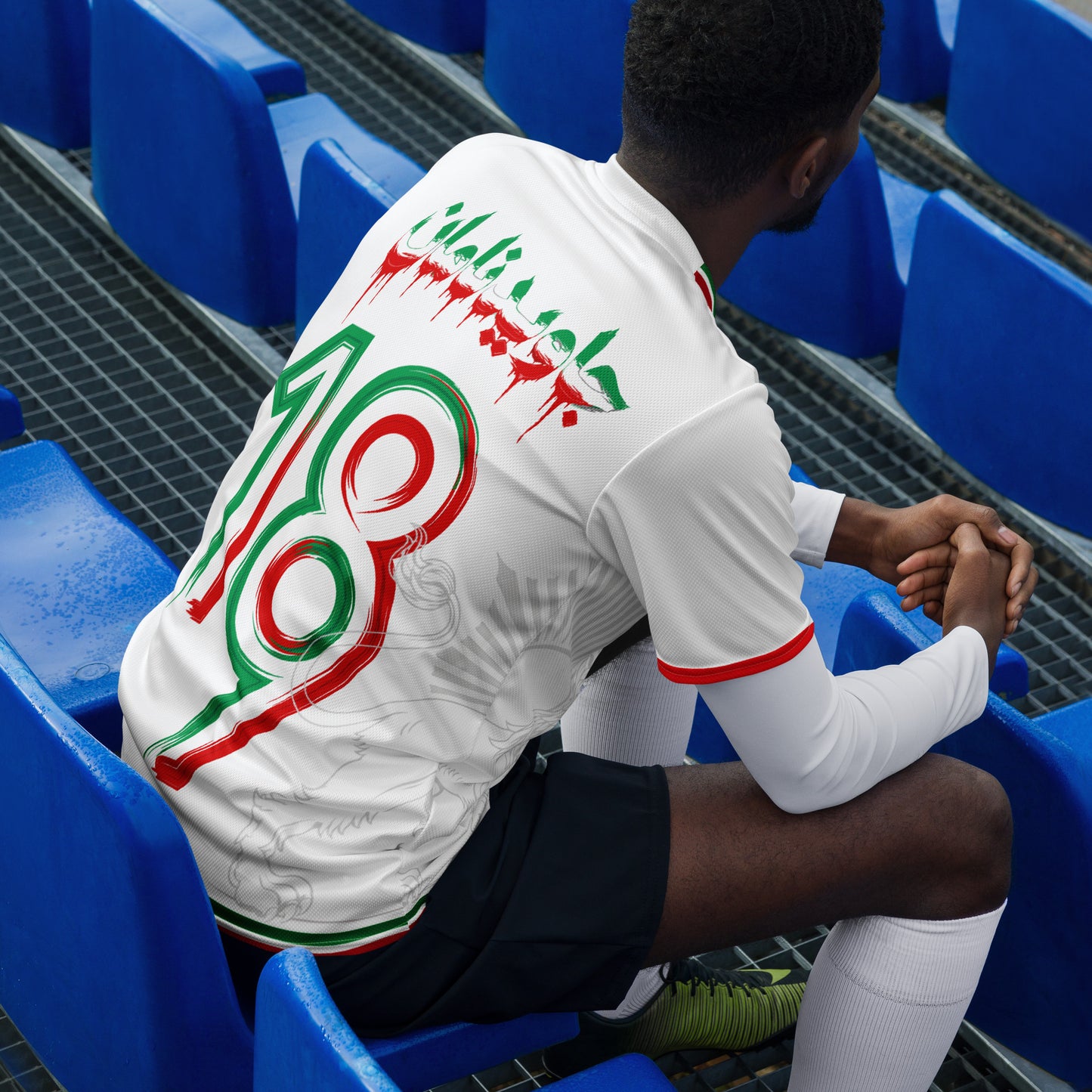 Iran Team Melli Jersey | White Football Shirt Unisex | جرسی تیم ملی ایران