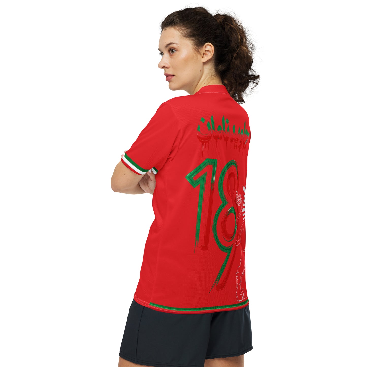 Iran Team Melli Jersey | Red Football Shirt Unisex | جرسی تیم ملی ایران