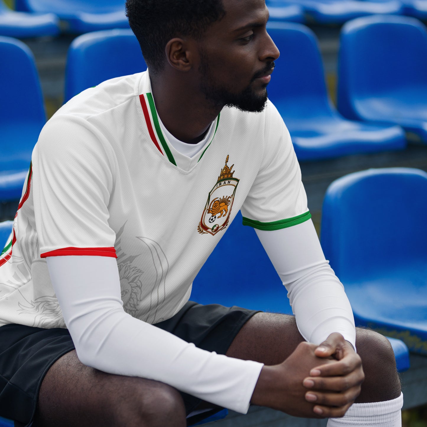 Iran Team Melli Jersey | White Football Shirt Unisex | جرسی تیم ملی ایران
