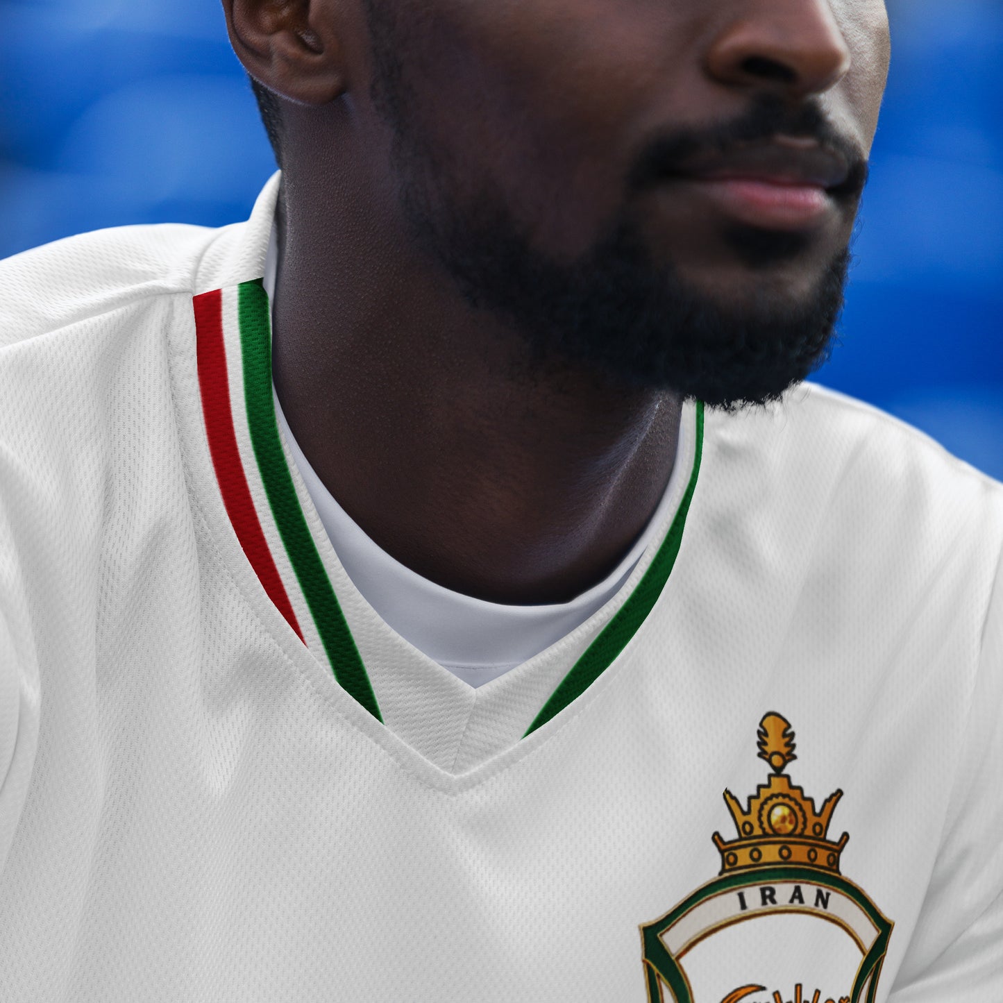 Iran Team Melli Jersey | White Football Shirt Unisex | جرسی تیم ملی ایران