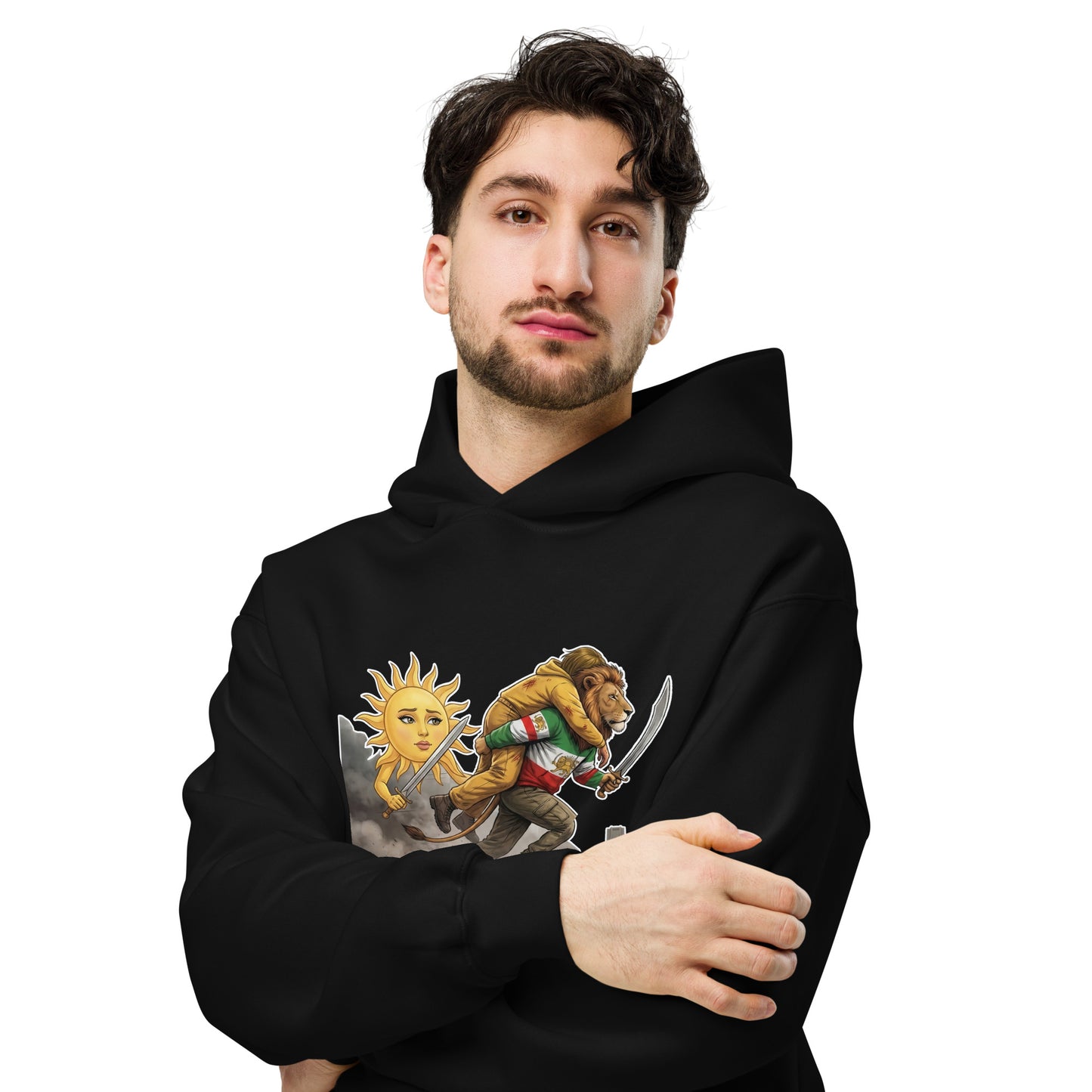 RESHADAT-Unisex oversized hoodie-print