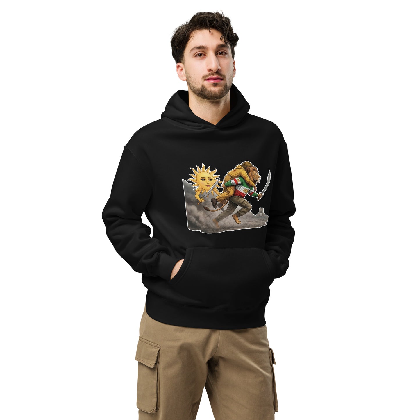 RESHADAT-Unisex oversized hoodie-print