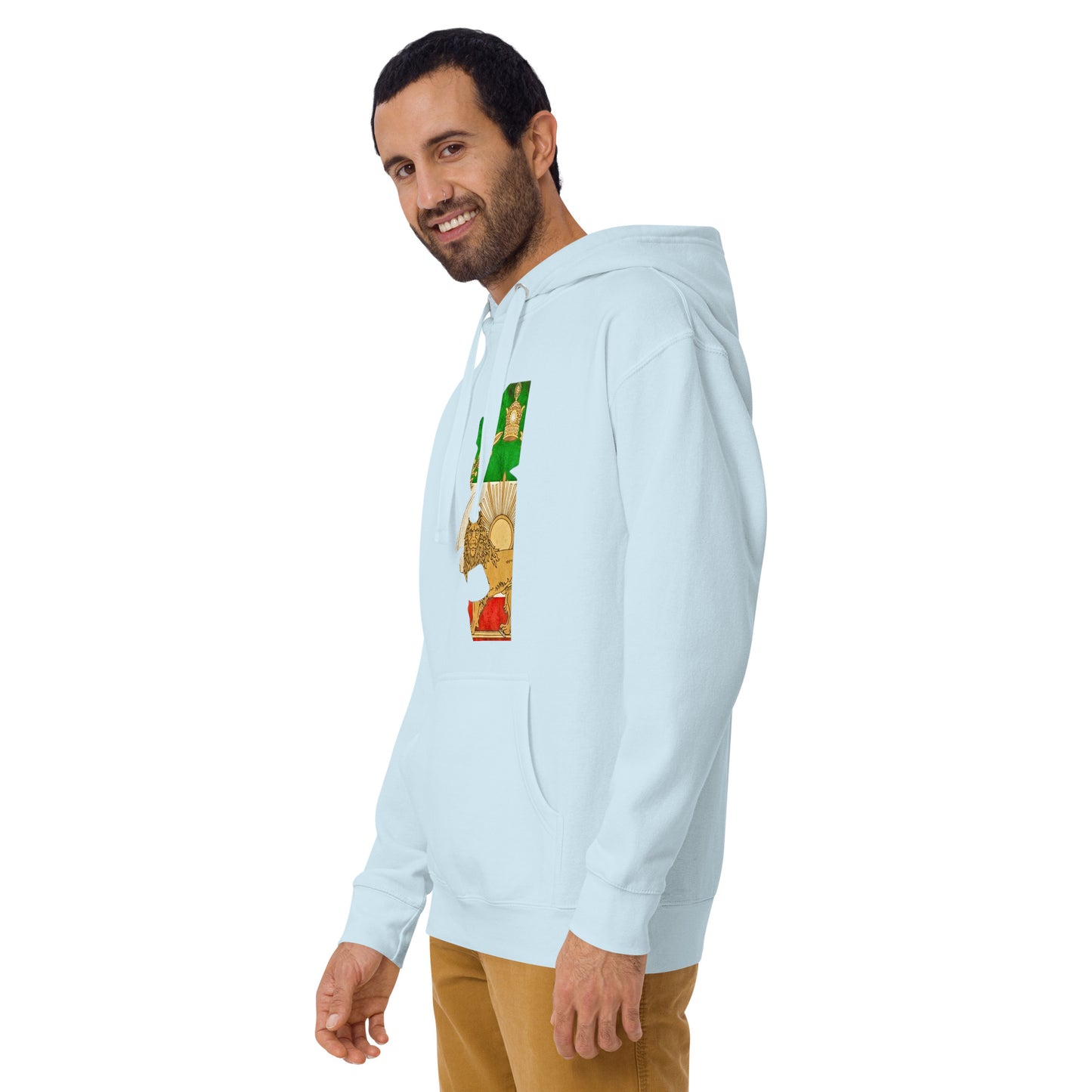 Shiro khorshid-halfface-Unisex Hoodie