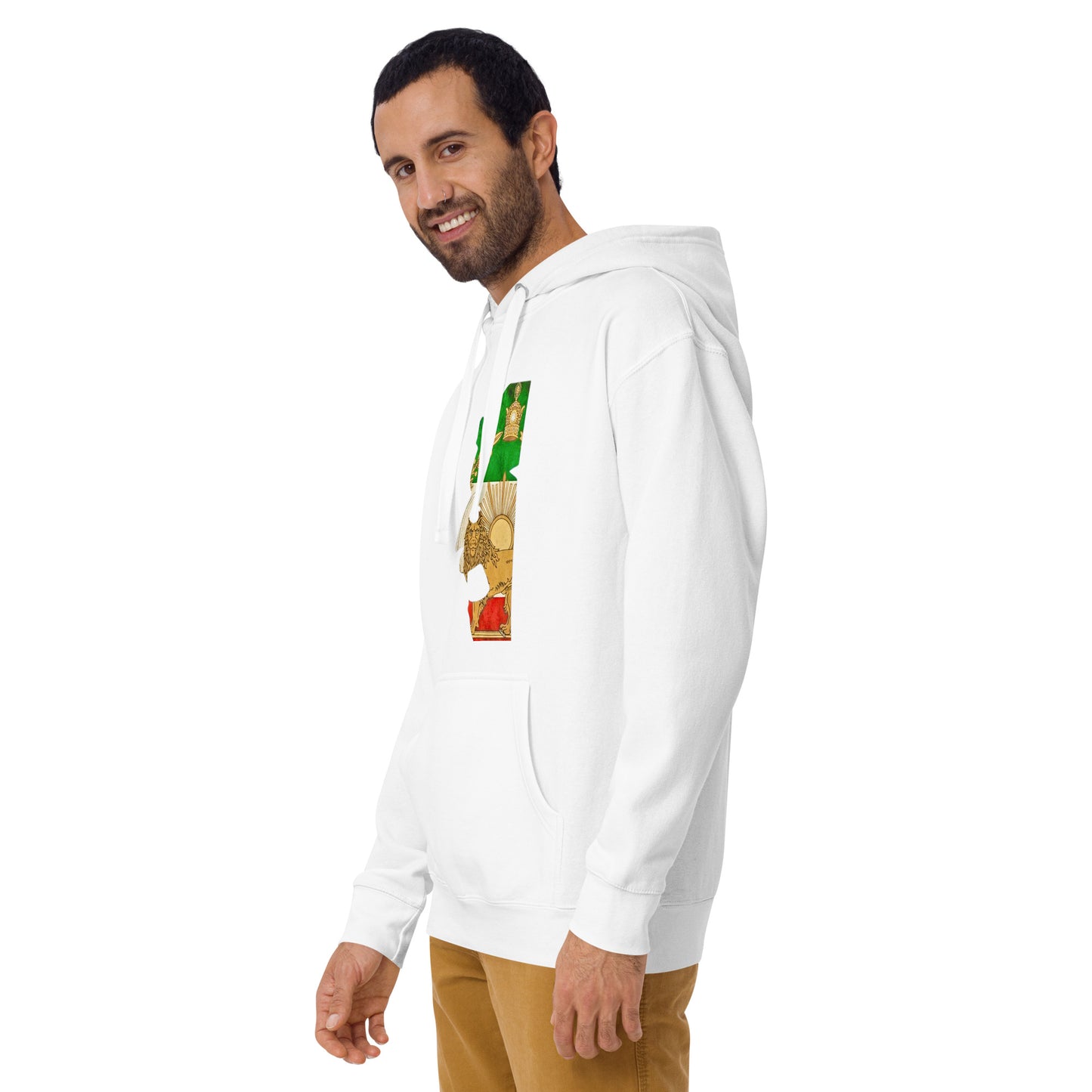 Shiro khorshid-halfface-Unisex Hoodie