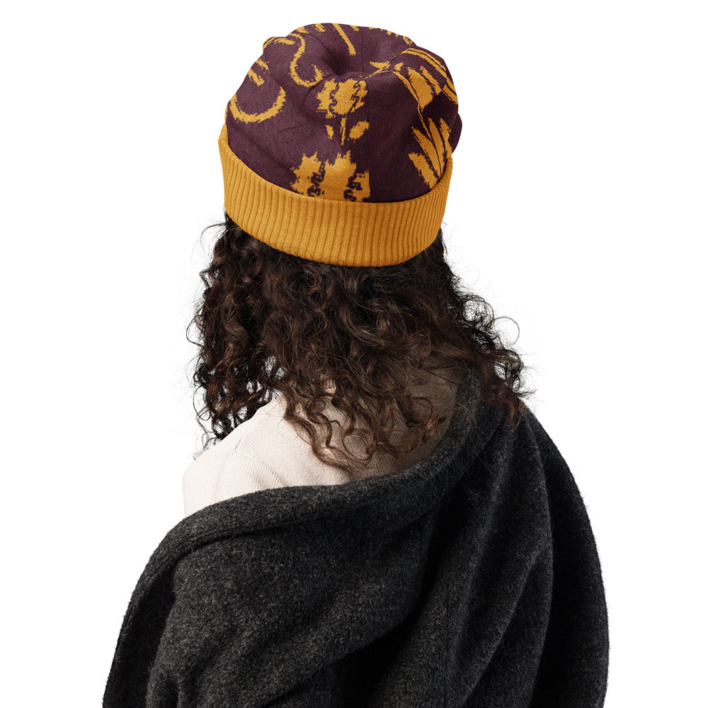 Lion & Sun Knitted beanie