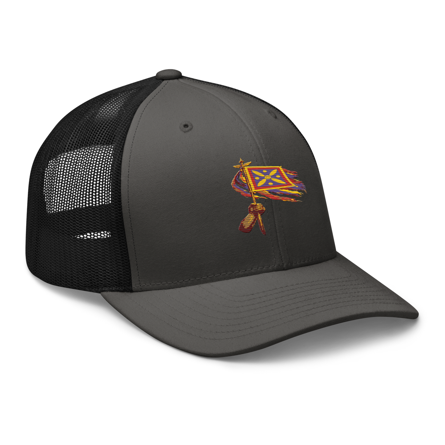 charcoal-black