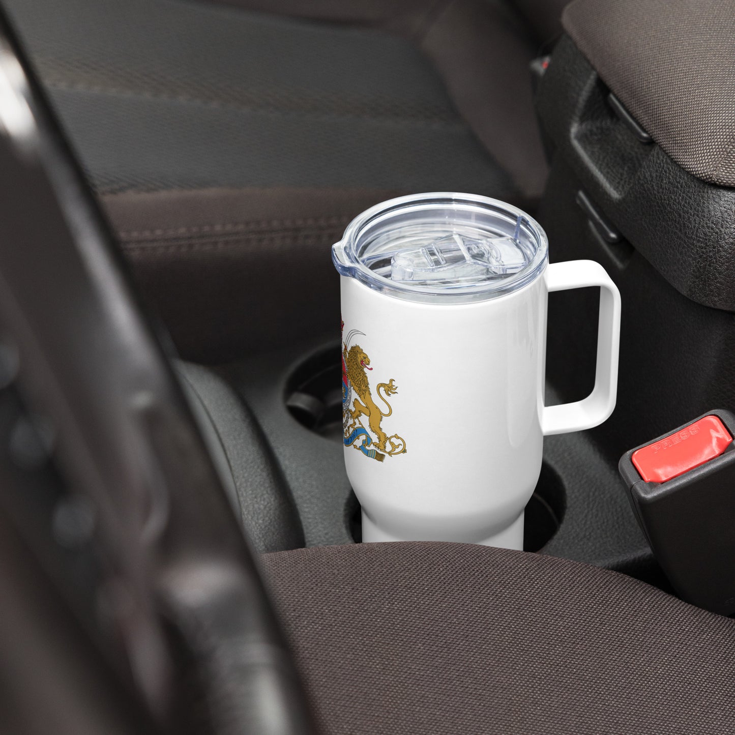 Shahanshahi Travel Mug with Handle ماگ مسافرتی شاهنشاهی | SHAH Maison