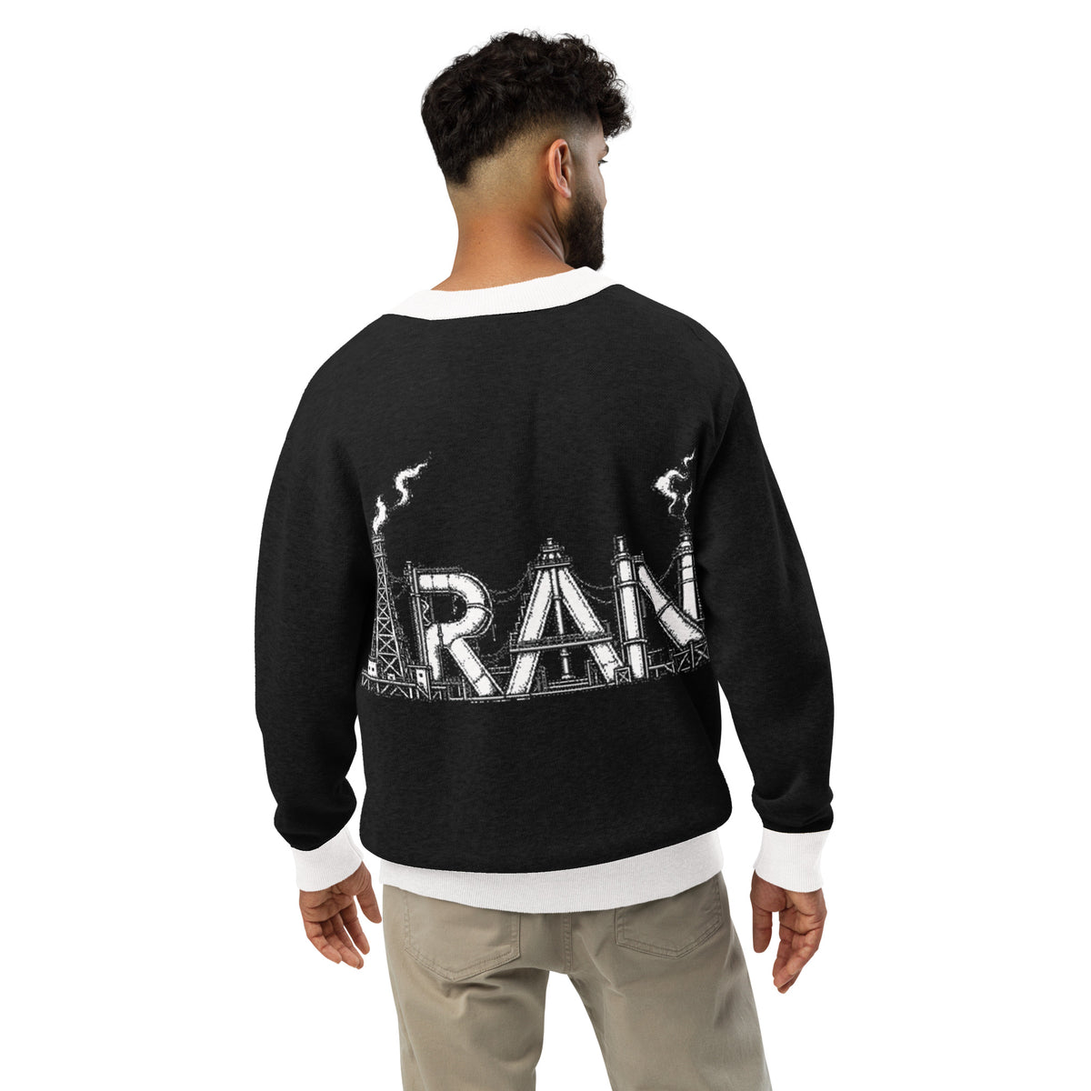 Iran Oil-Knitted cardigan