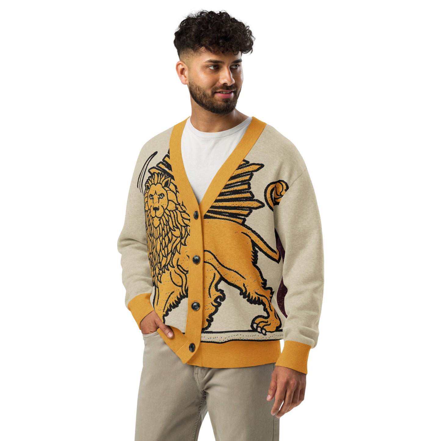 Lion&Sun-Imperial-Knitted cardigan UNISEX
