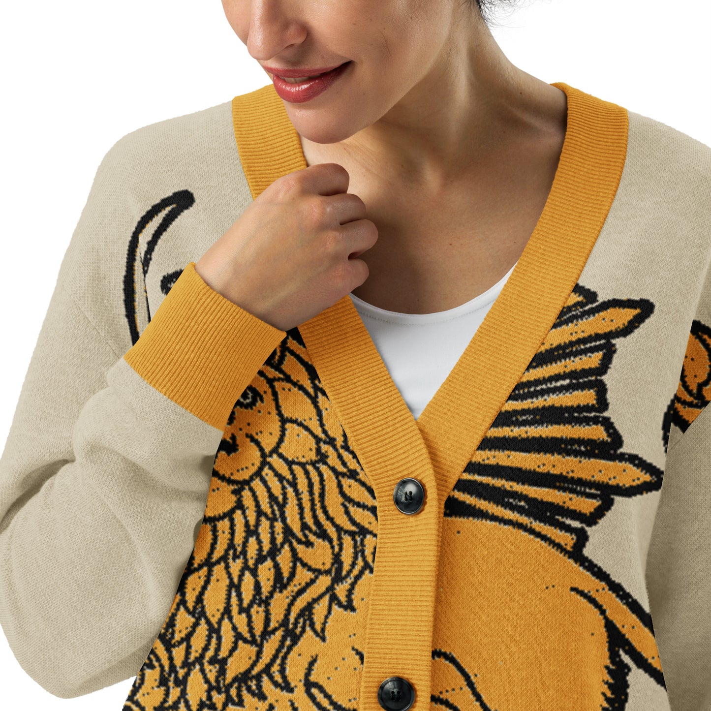 Lion&Sun-Imperial-Knitted cardigan UNISEX
