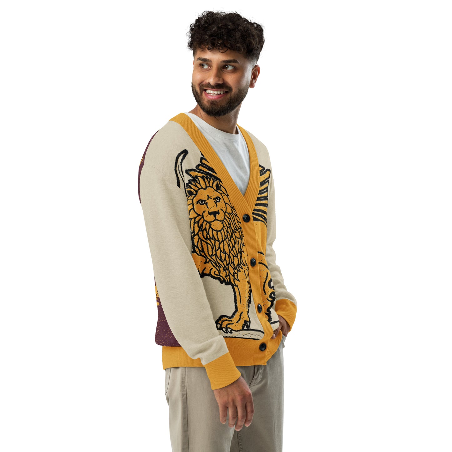 Lion&Sun-Imperial-Knitted cardigan UNISEX