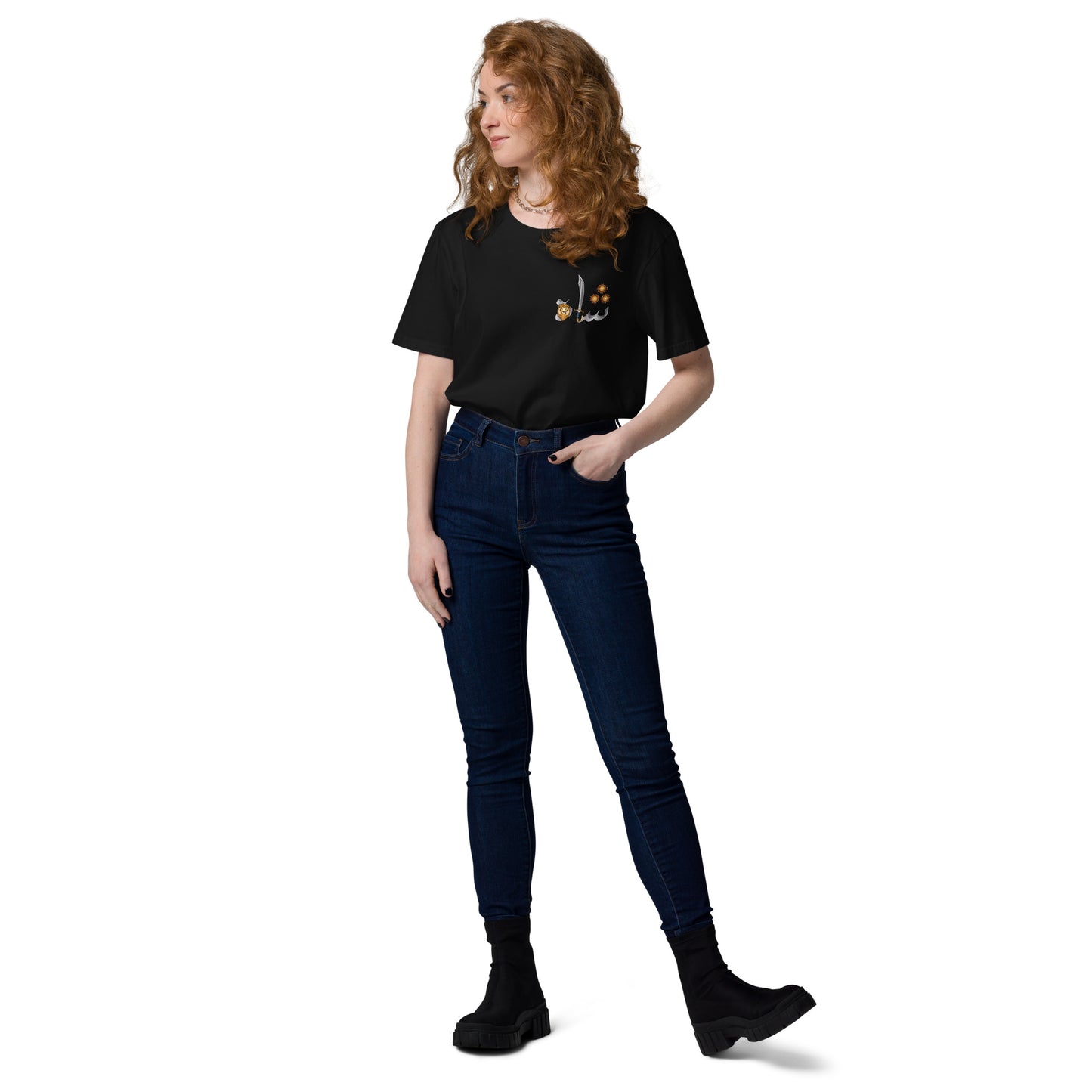 SHAH Lion & Sun Organic Cotton Creator 2.0 T-Shirt – Black