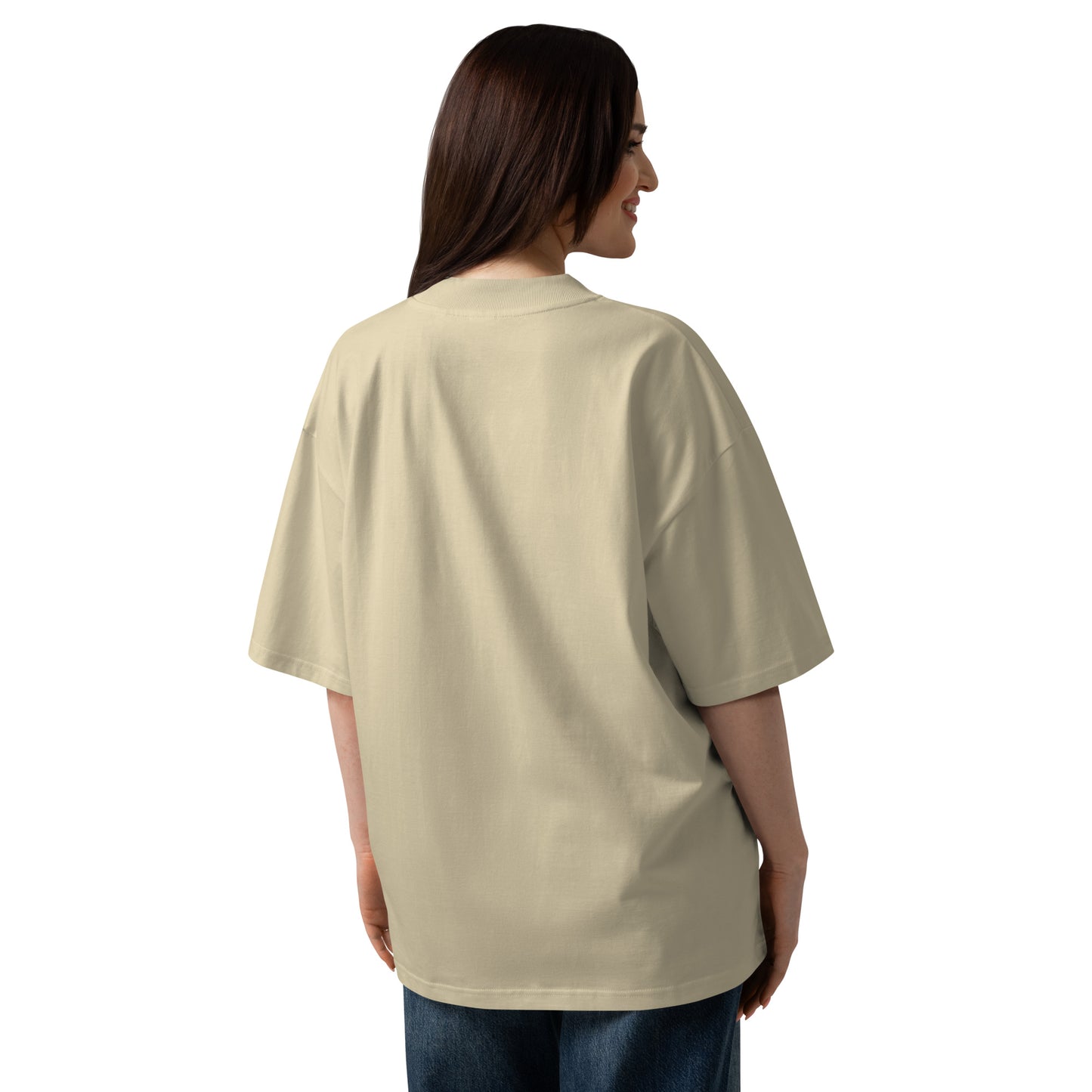 Shah Lion&Sun Unisex organic oversized high neck t-shirt