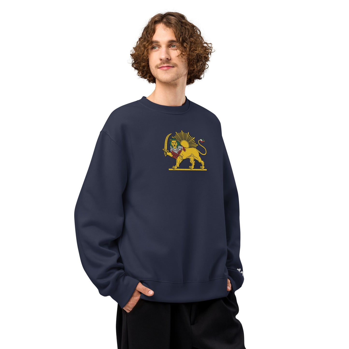 SHIROKHORSHID-18-GOLDOOZI-COLORS-Oversized heavyweight sweatshirt unisex