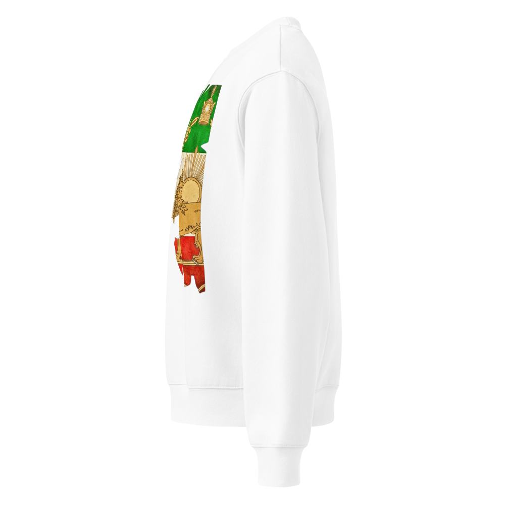 Shirokhorshid-half-face-Oversized heavyweight sweatshirt