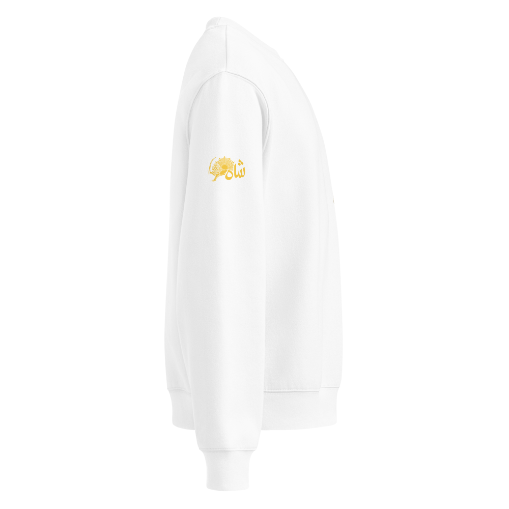 Shirokhorshid-half-face-Oversized heavyweight sweatshirt